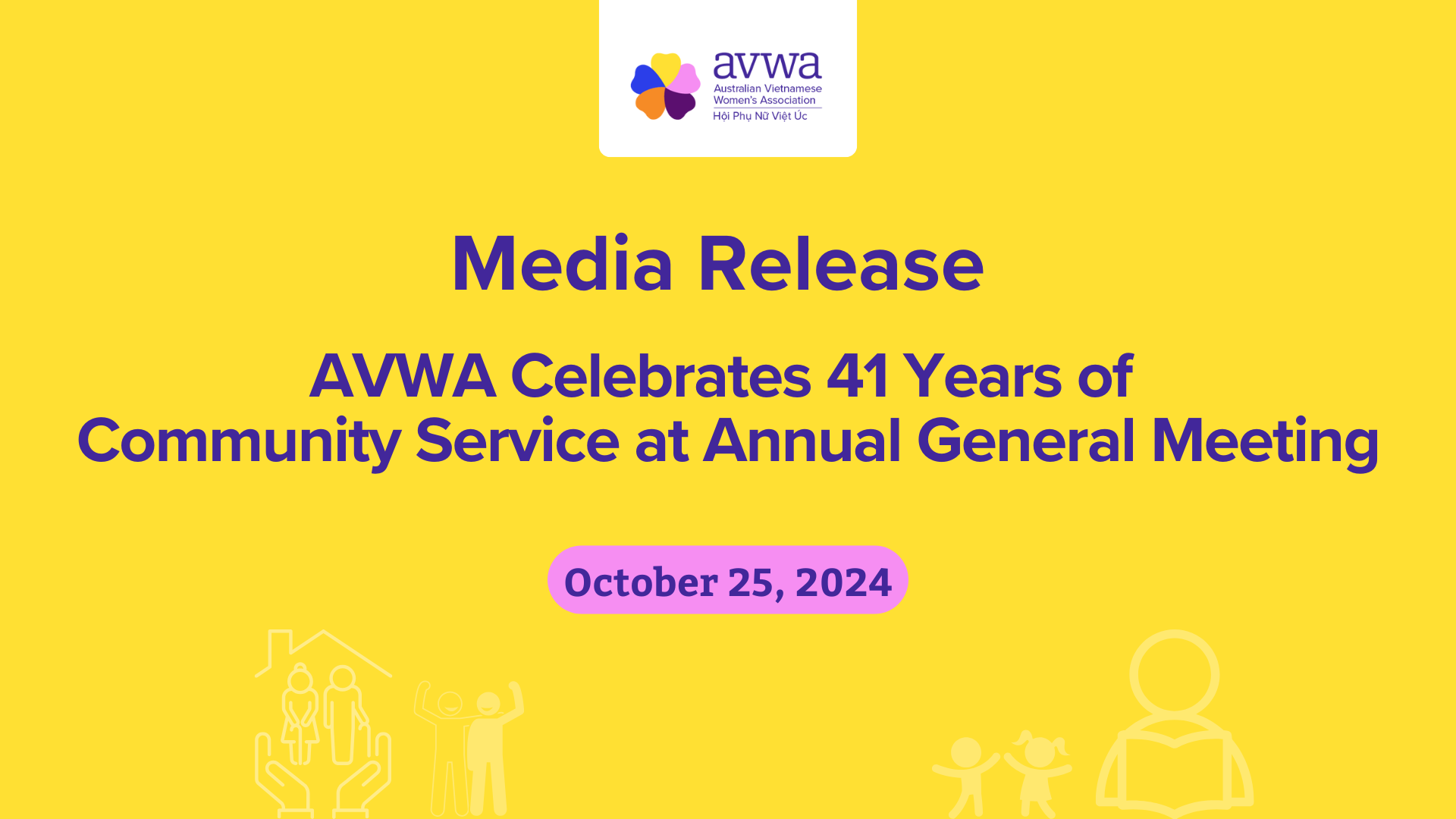 Media Release: AVWA Celebrates 41 Years of Community Service at Annual General Meeting