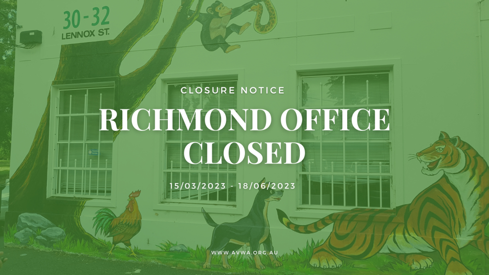 Richmond Office Closure Notice For Renovation